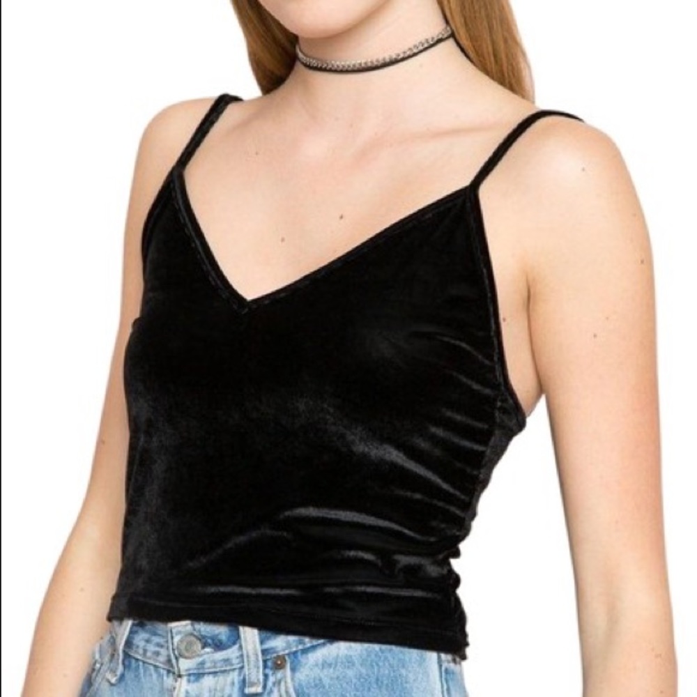 Brandy Melville Joanne Velvet Tank Top